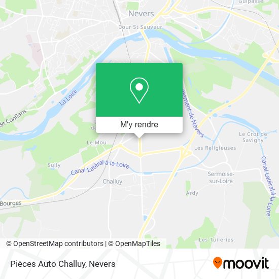 Pièces Auto Challuy plan