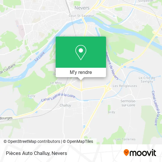 Pièces Auto Challuy plan