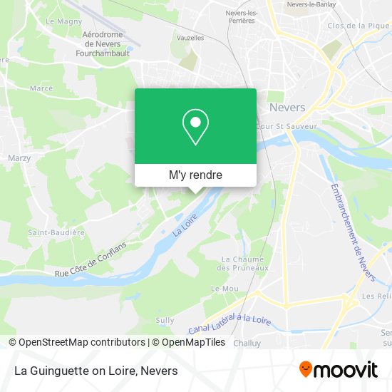 La Guinguette on Loire plan