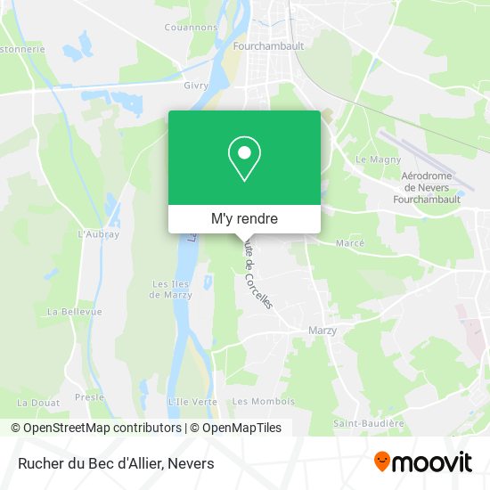 Rucher du Bec d'Allier plan