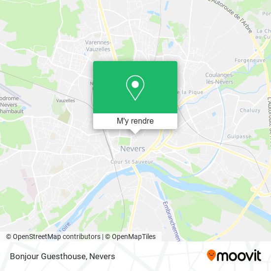 Bonjour Guesthouse plan