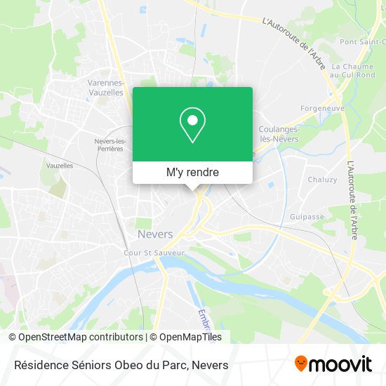Résidence Séniors Obeo du Parc plan