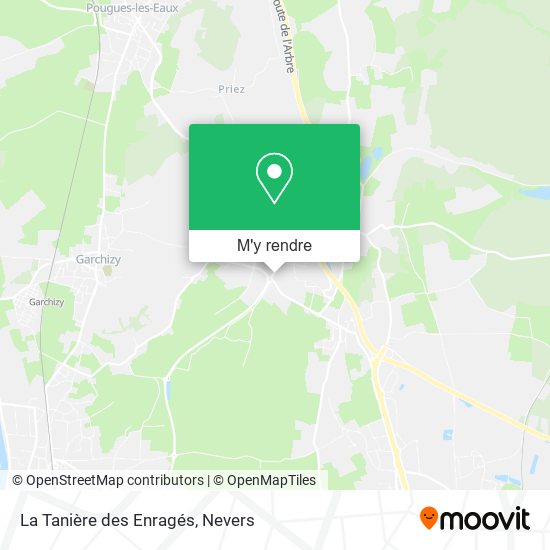 La Tanière des Enragés plan