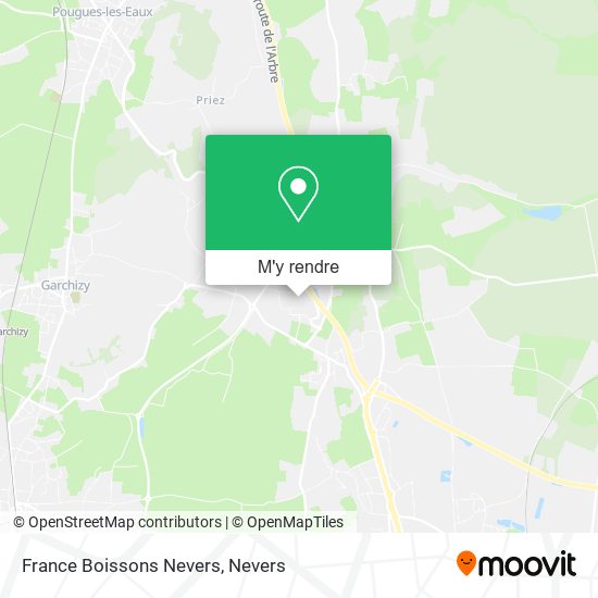 France Boissons Nevers plan