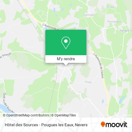 Hôtel des Sources - Pougues les Eaux plan