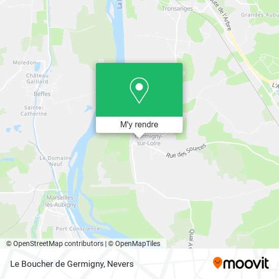 Le Boucher de Germigny plan