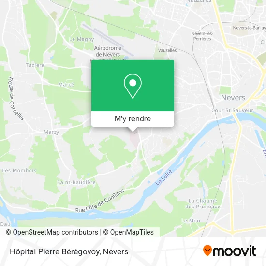 Hôpital Pierre Bérégovoy plan