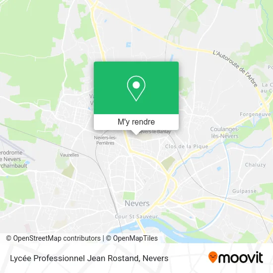 Lycée Professionnel Jean Rostand plan