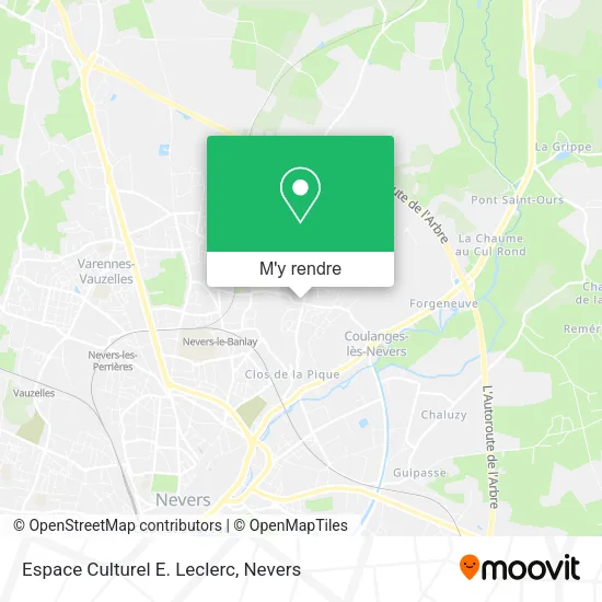 Espace Culturel E. Leclerc plan