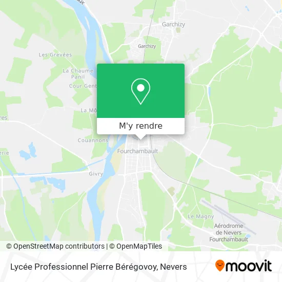 Lycée Professionnel Pierre Bérégovoy plan