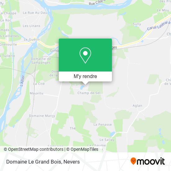 Domaine Le Grand Bois plan