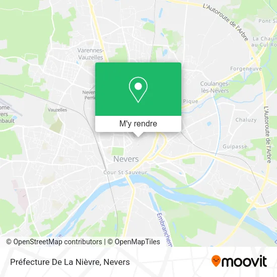 Préfecture De La Nièvre plan