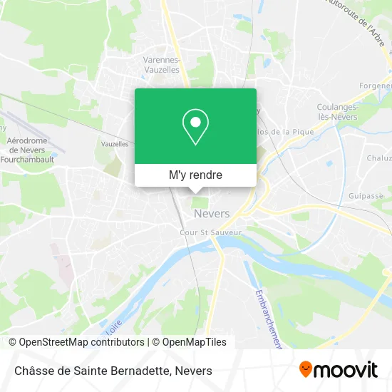 Châsse de Sainte Bernadette plan