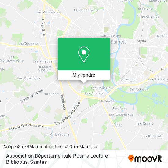Association Départementale Pour la Lecture-Bibliobus plan