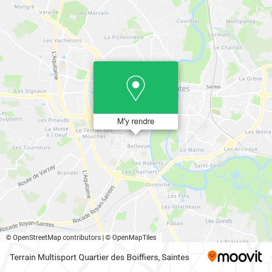 Terrain Multisport Quartier des Boiffiers plan