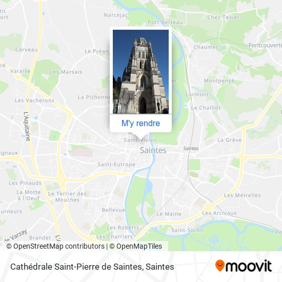 Cathédrale Saint-Pierre de Saintes plan