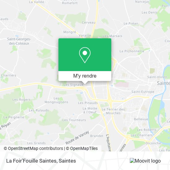 La Foir'Fouille Saintes plan