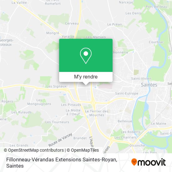 Fillonneau-Vérandas Extensions Saintes-Royan plan