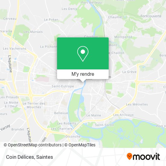 Coin Délices plan