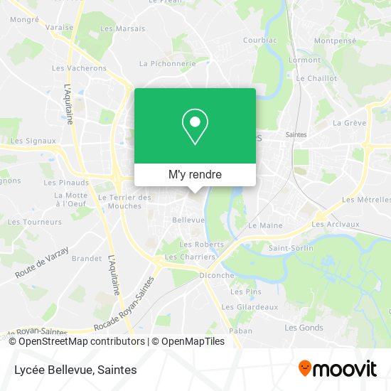 Lycée Bellevue plan
