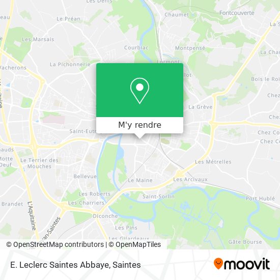 E. Leclerc Saintes Abbaye plan