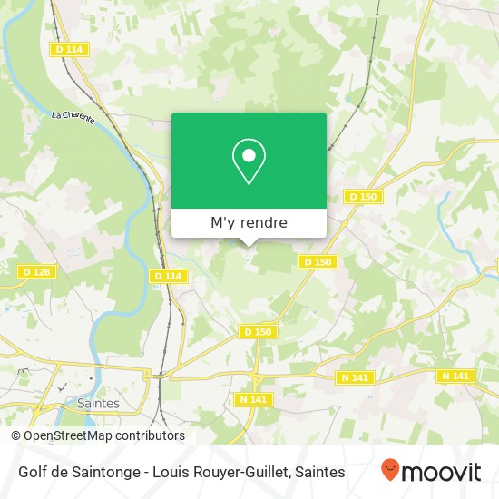 Golf de Saintonge - Louis Rouyer-Guillet plan