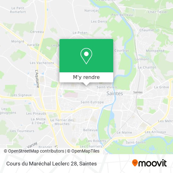 Cours du Maréchal Leclerc 28 plan