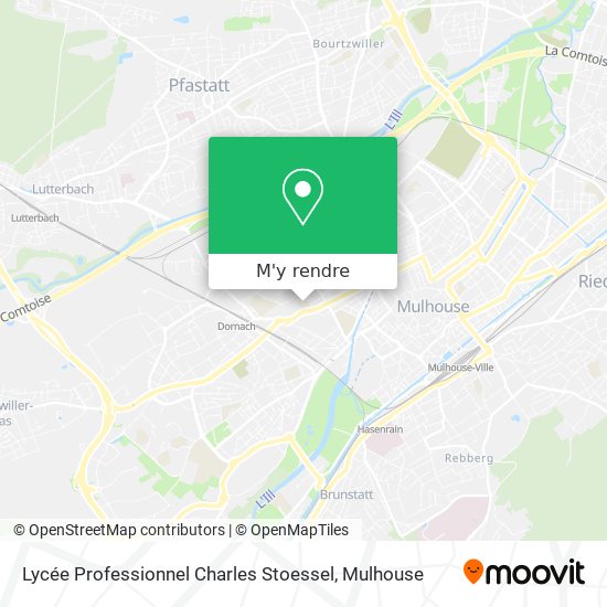 Lycée Professionnel Charles Stoessel plan