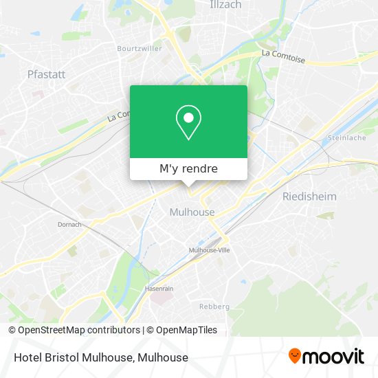 Hotel Bristol Mulhouse plan