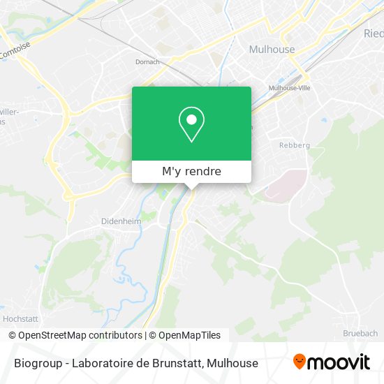 Biogroup - Laboratoire de Brunstatt plan