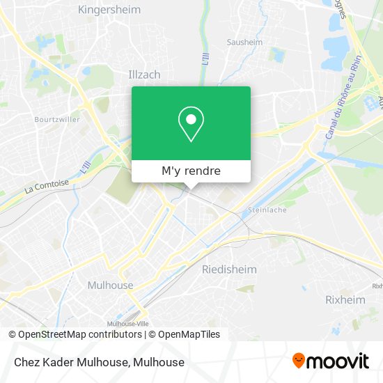 Chez Kader Mulhouse plan