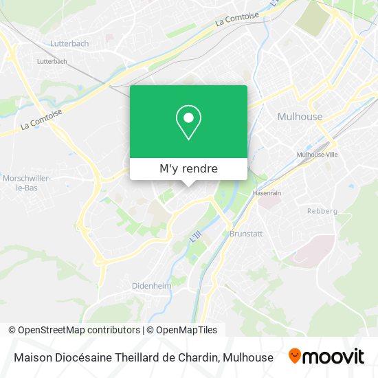 Maison Diocésaine Theillard de Chardin plan