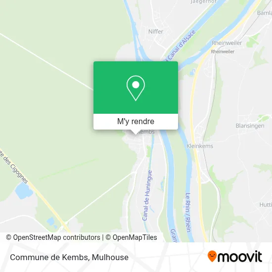 Commune de Kembs plan