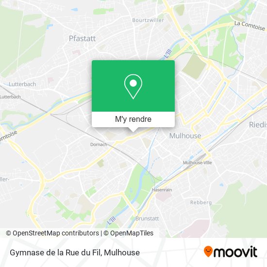 Gymnase de la Rue du Fil plan