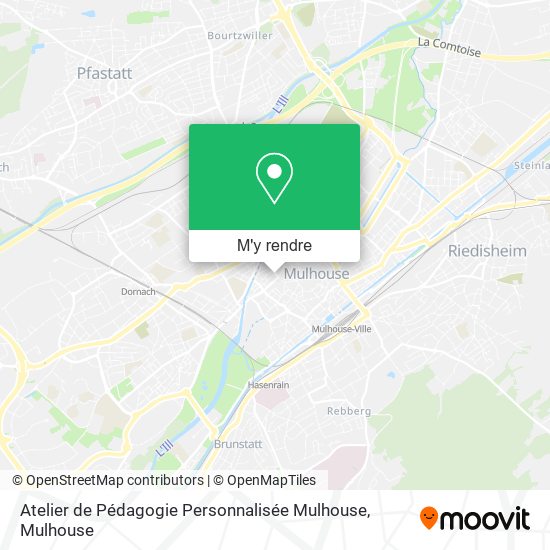 Atelier de Pédagogie Personnalisée Mulhouse plan