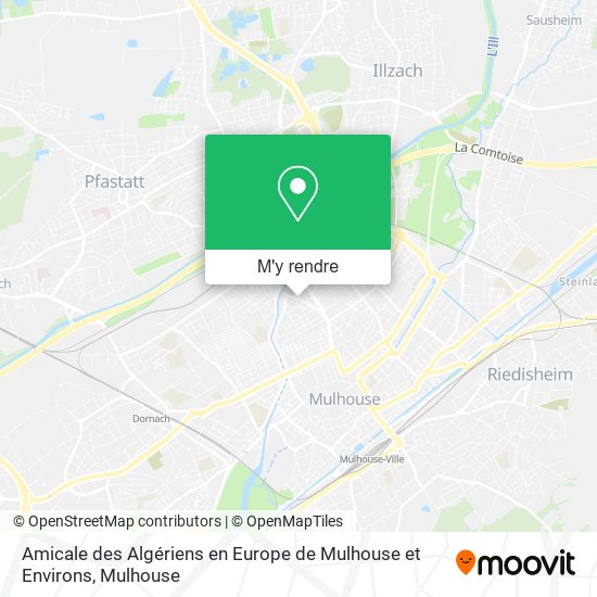 Amicale des Algériens en Europe de Mulhouse et Environs plan