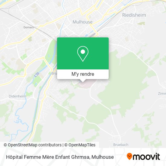 Hôpital Femme Mère Enfant Ghrmsa plan