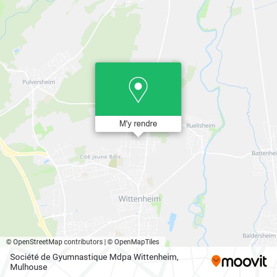 Société de Gyumnastique Mdpa Wittenheim plan