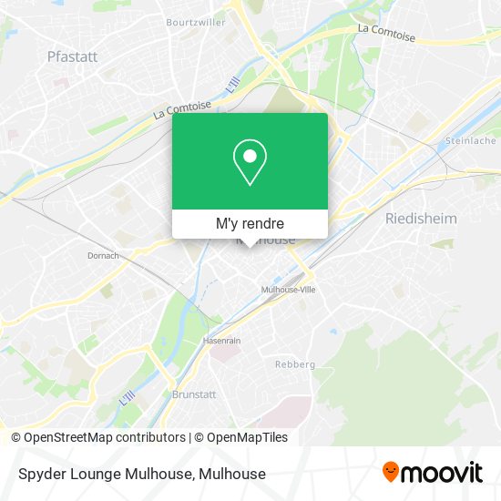 Spyder Lounge Mulhouse plan
