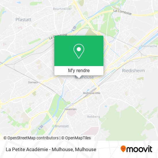 La Petite Académie - Mulhouse plan