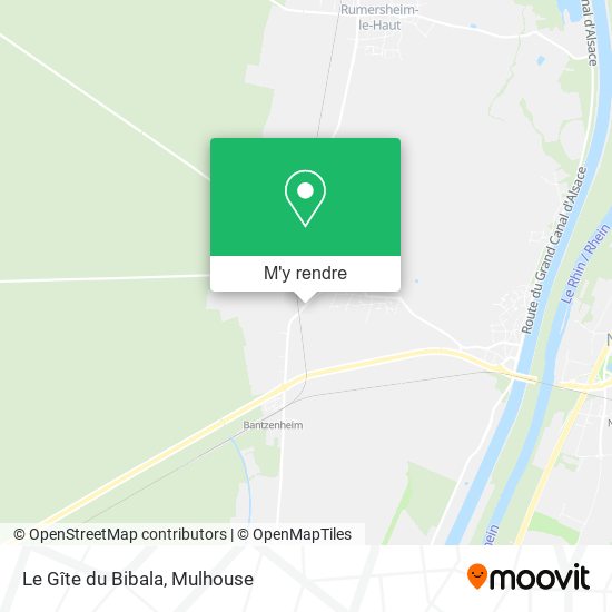 Le Gîte du Bibala plan