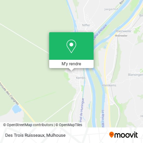 Des Trois Ruisseaux plan