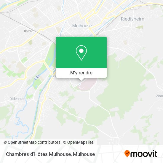 Chambres d'Hôtes Mulhouse plan