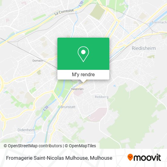 Fromagerie Saint-Nicolas Mulhouse plan