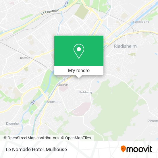 Le Nomade Hôtel plan