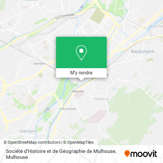 Société d'Histoire et de Géographie de Mulhouse plan