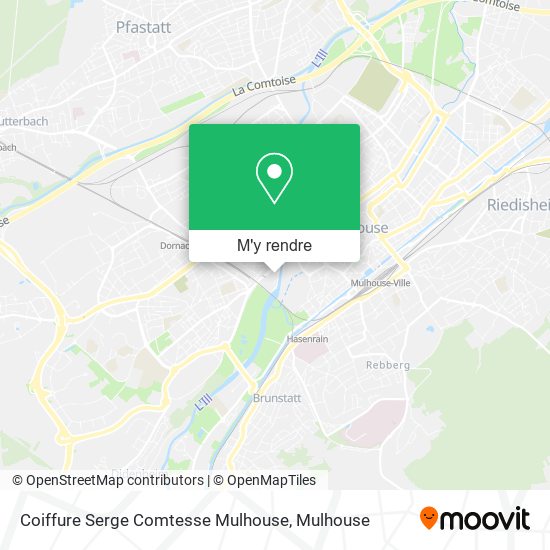 Coiffure Serge Comtesse Mulhouse plan