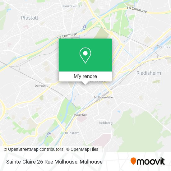 Sainte-Claire 26 Rue Mulhouse plan