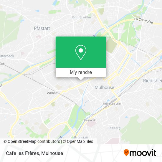 Cafe les Frères plan