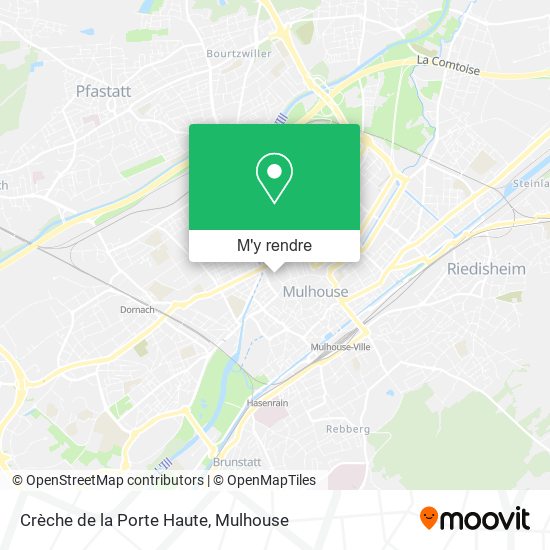 Crèche de la Porte Haute plan
